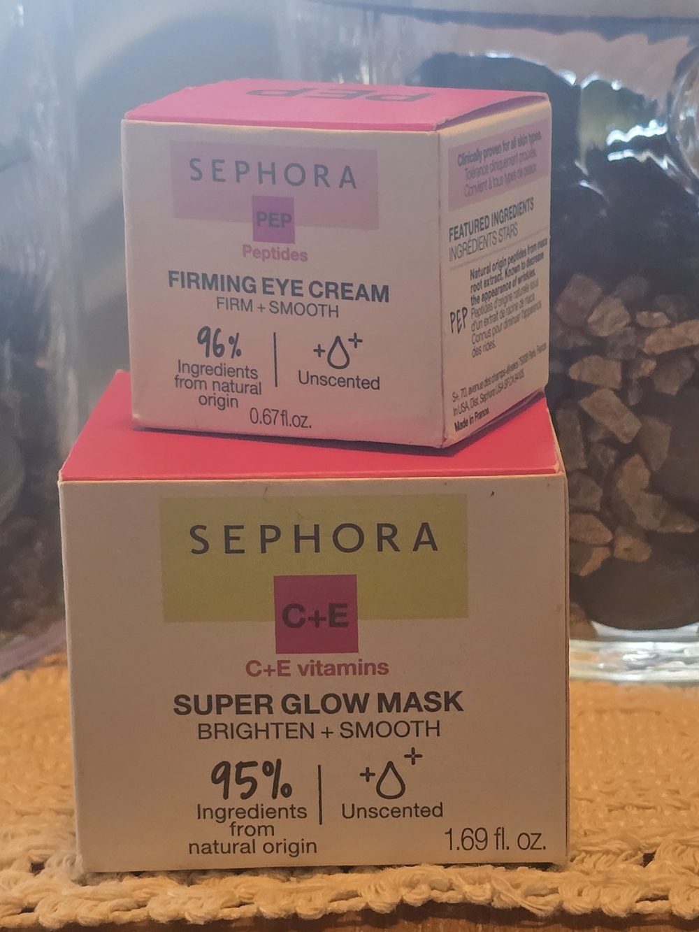 Sephora Pink and Cream Firming Eye Cream & Glow Mask Duo